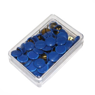 Pinezki kolorowe - 100 sztuk - MIX kolorów